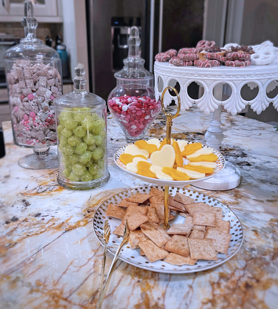 Galentine's Party, Apothecary Jars, Prosecco Grapes
